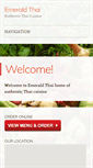 Mobile Screenshot of emerald-thairestaurant.com
