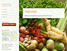 Tablet Screenshot of emerald-thairestaurant.com